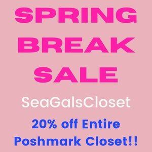 Spring Break Sale Graphic Poster - Pink + Hot Pink